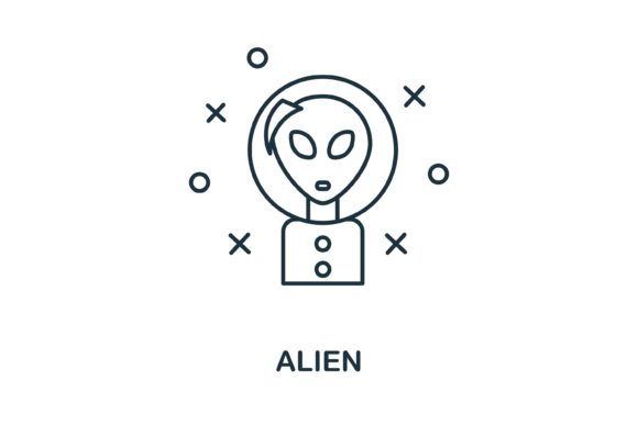 Alien Icon: A Graphic Design Asset That Elevates Web and Editorial Content