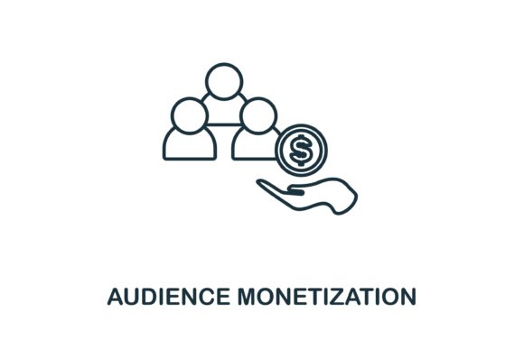 Audience Monetization Icon for Real Crafting and Handmade Businesses