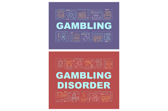 Betting Word Concepts Banner Set for Graphic Templates