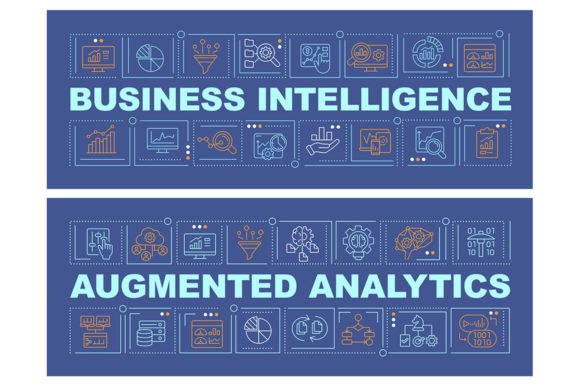 Business Analytics Word Concept Graphics for Digital Sellers