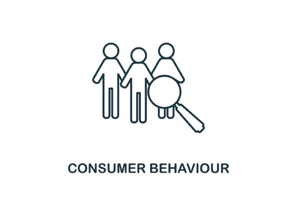 Consumer Behaviour Icon: A Versatile Graphic Design Asset for Digital Sellers