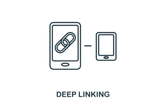 Deep Linking Icon: A Versatile Graphic Design Asset for Modern Projects