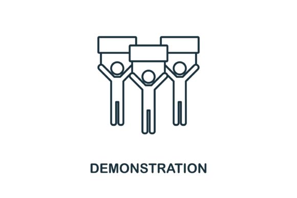Demonstration Icon: A Versatile Graphic for Local Business Branding