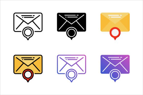 Email Location Icon: A Versatile Graphic for Local Business Branding