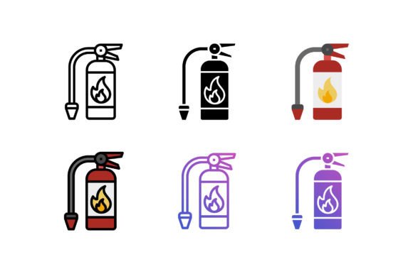 Extinghuiser Icon: A Versatile Graphic Design Asset for Crafters and Small Businesses