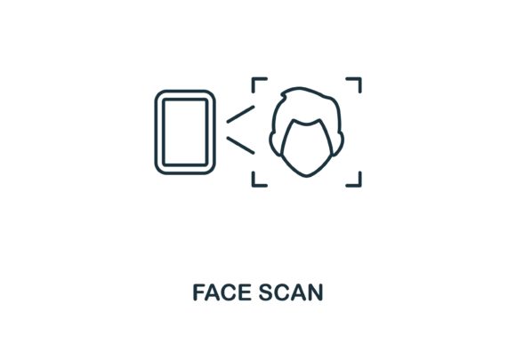 Face Scan Icon: A Modern Design Asset for Visual Branding
