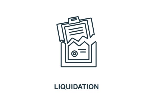 Liquidation Icon: A Graphic Design Asset for Modern Local Branding