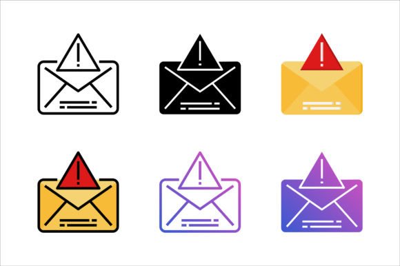 Mail Alert Icon: A Graphic Design Asset That Elevates Content Publishing