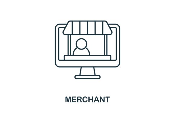Merchant Icon: A Versatile Graphic Design Asset for Modern Branding