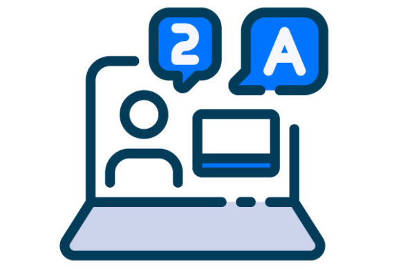 Online Learning Icon Filled Line: A Polished Graphic Design Asset for Creative Projects