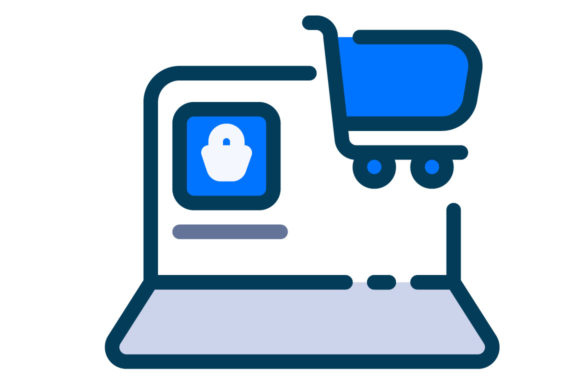 Preview Online Shopping Filled Line: A Must-Have Graphic Design Asset for Crafters