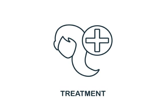 Treatment Icon: A Versatile Graphic Design Asset for Local Business Branding